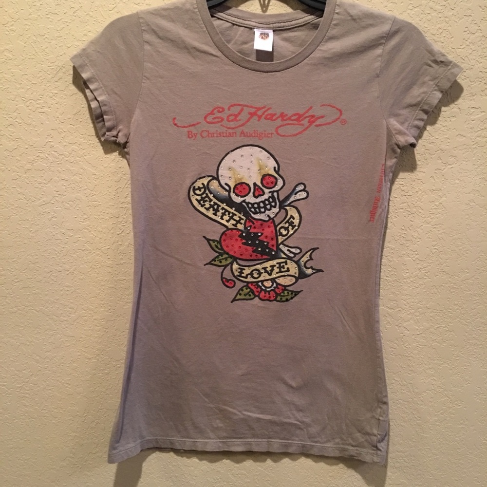 Ed Hardy | Death of Love Skull Tee